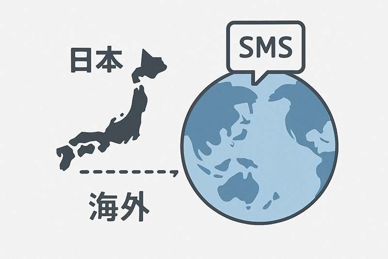 世界中へ、簡単に・安全にSMSを配信